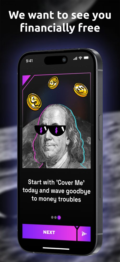 App screen with advance details